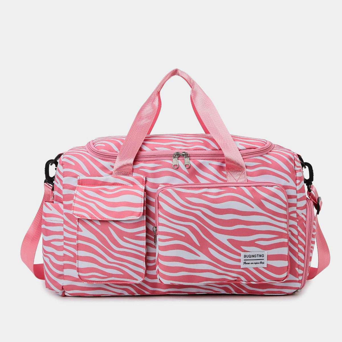 Oxford Cloth Animal Print Travel Bag-Teresa&#39;s Fashionista LLC