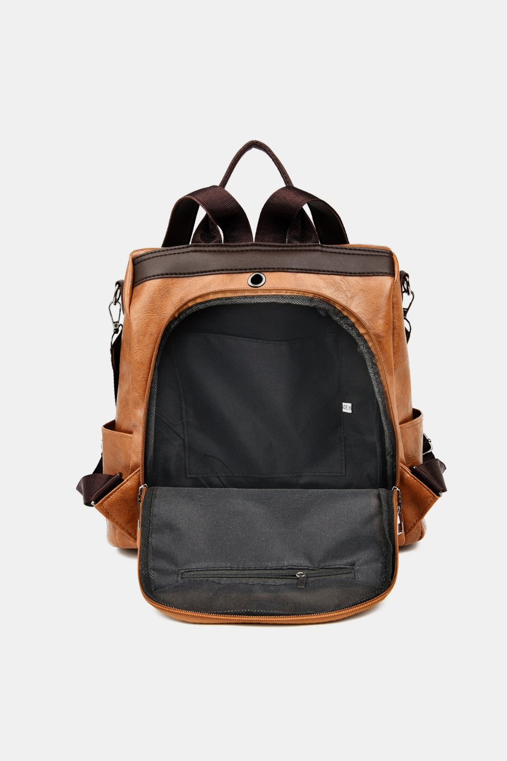 PU Leather Large Backpack Bag-Teresa&#39;s Fashionista LLC