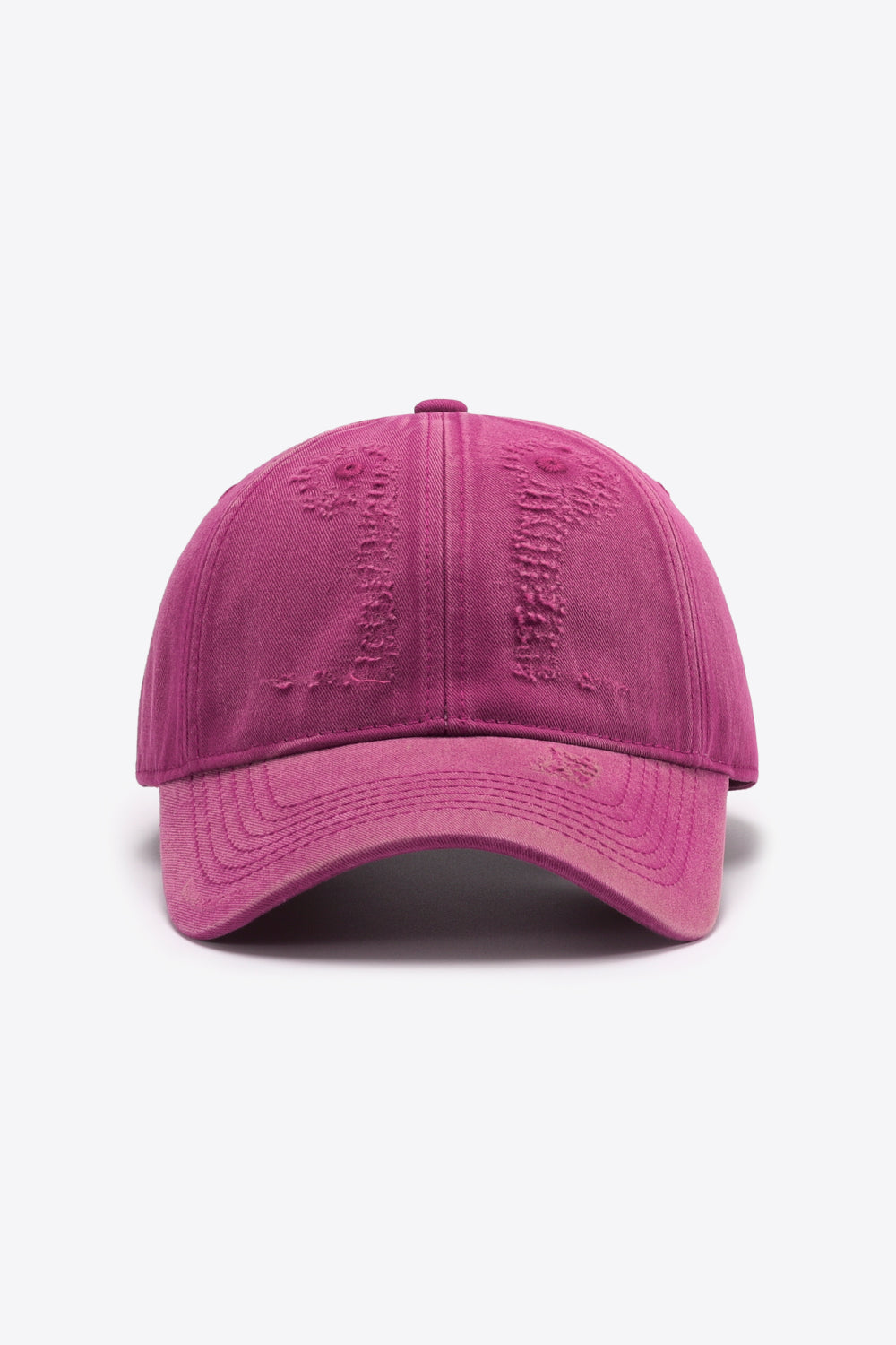 Distressed Adjustable Baseball Cap-Teresa&#39;s Fashionista LLC