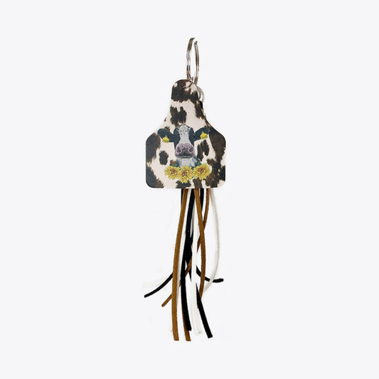 Chimney Shape Fringe Detail Key Chain-Teresa&#39;s Fashionista LLC