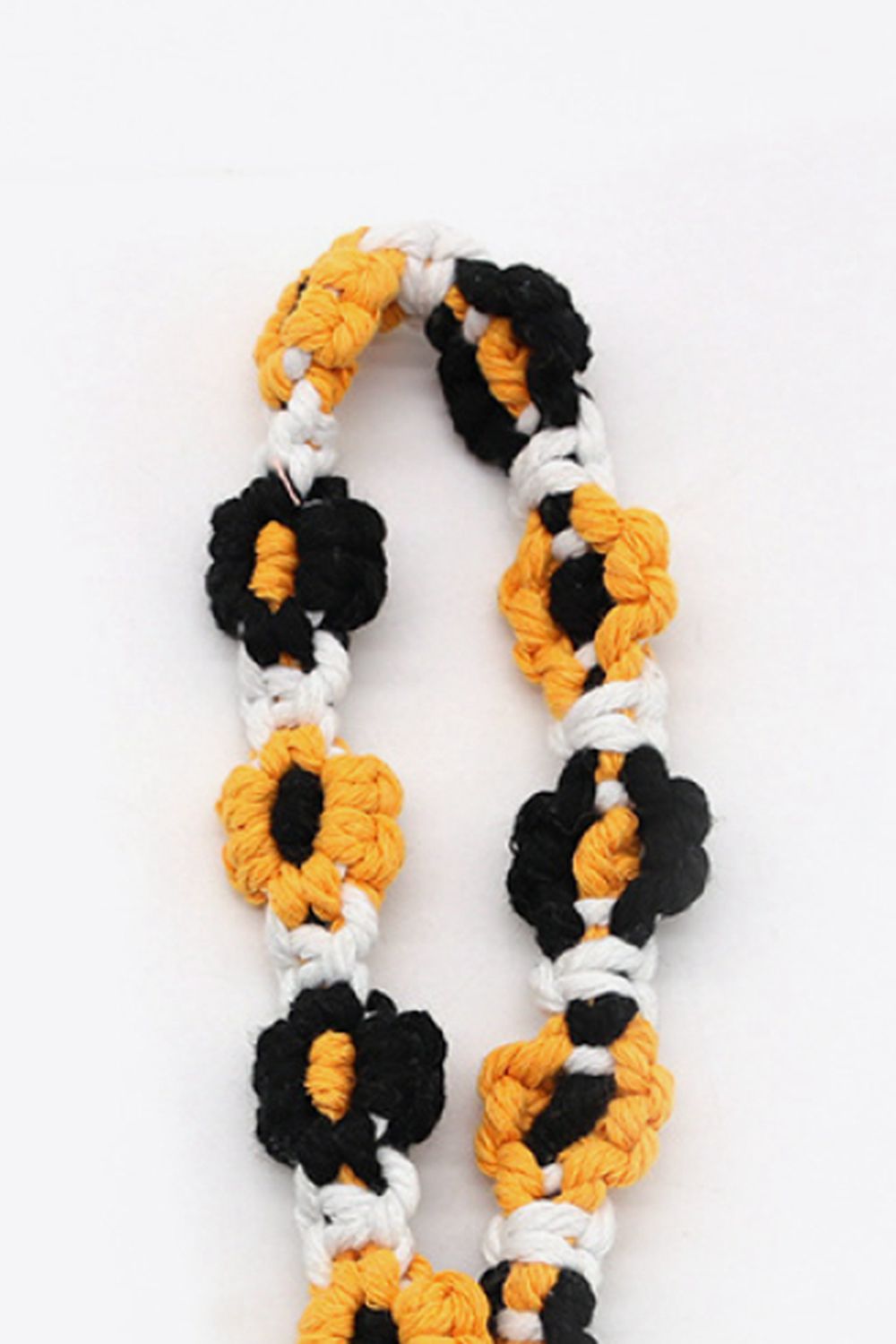 Assorted 4-Piece Macrame Flower Keychain-Teresa&#39;s Fashionista LLC