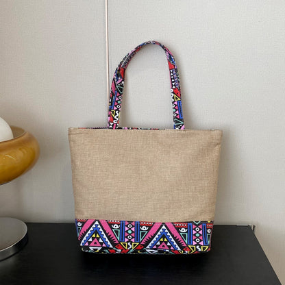 Geometric Medium Tote Bag-Teresa&#39;s Fashionista LLC