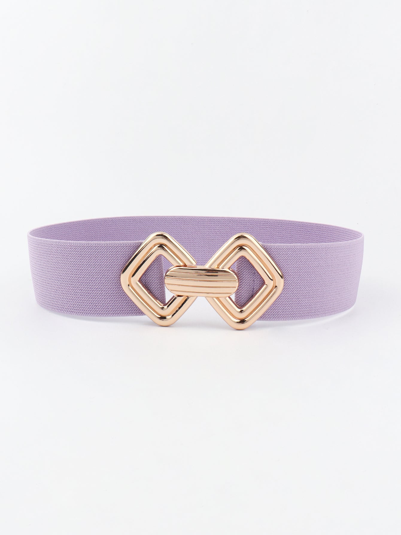 Geometric Buckle Elastic Wide Belt-Teresa&#39;s Fashionista LLC