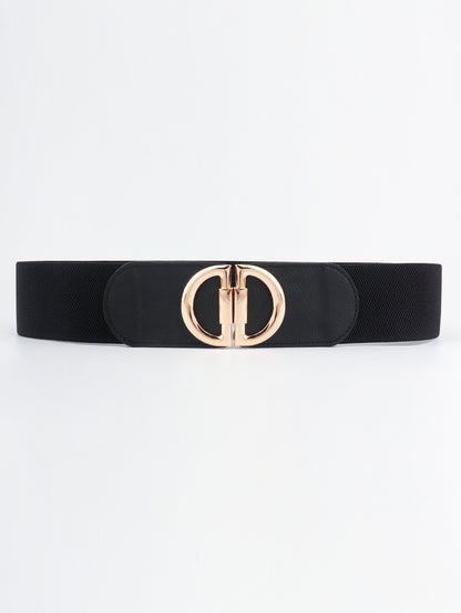 D Buckle Elastic Belt-Teresa&#39;s Fashionista LLC