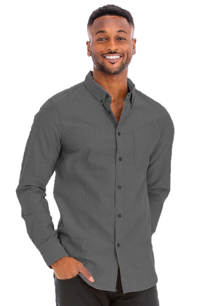 Weiv Men's Casual Long Sleeve Shirts-Teresa&#39;s Fashionista LLC