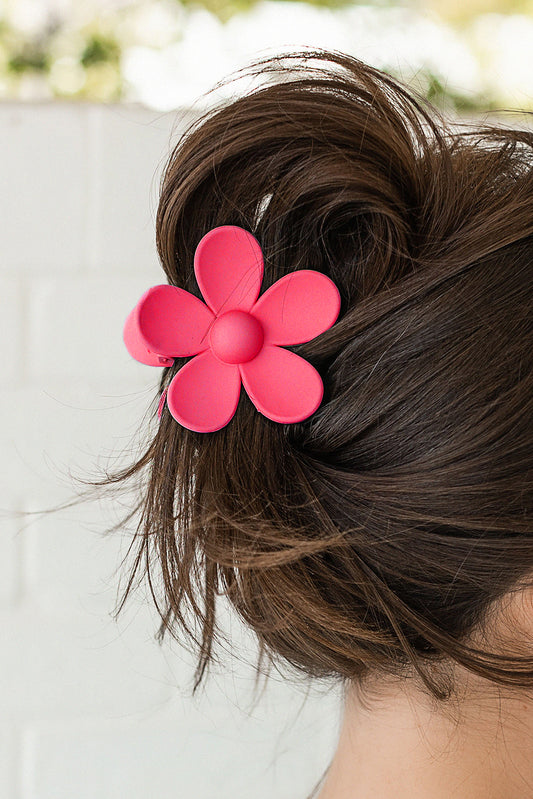 Rose Flower Hair Claw Clip-Teresa&#39;s Fashionista LLC