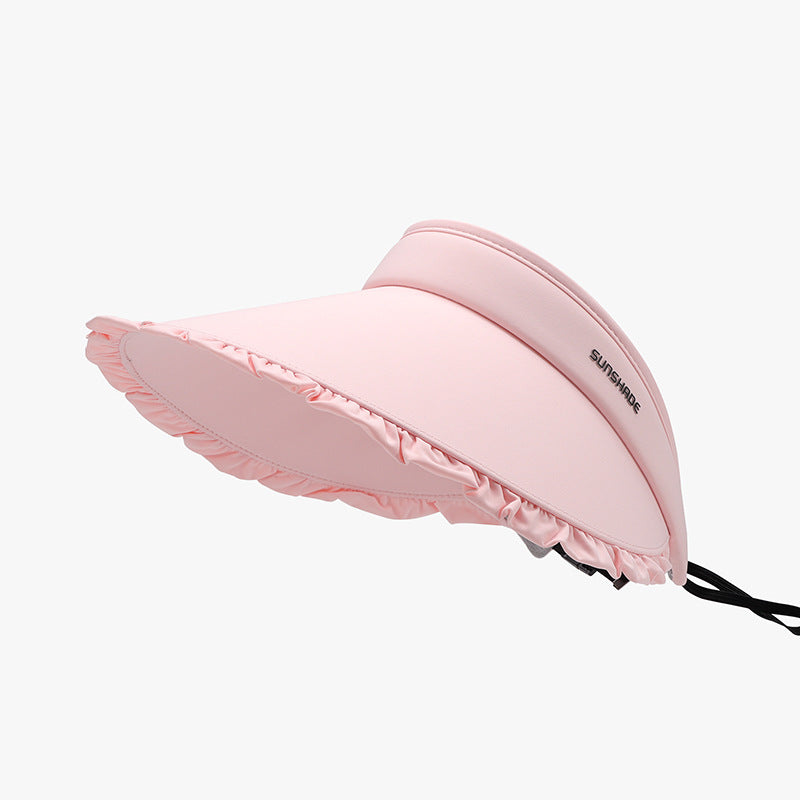 Frill Adjustable Ice Silk Sun Hat-Teresa&#39;s Fashionista LLC