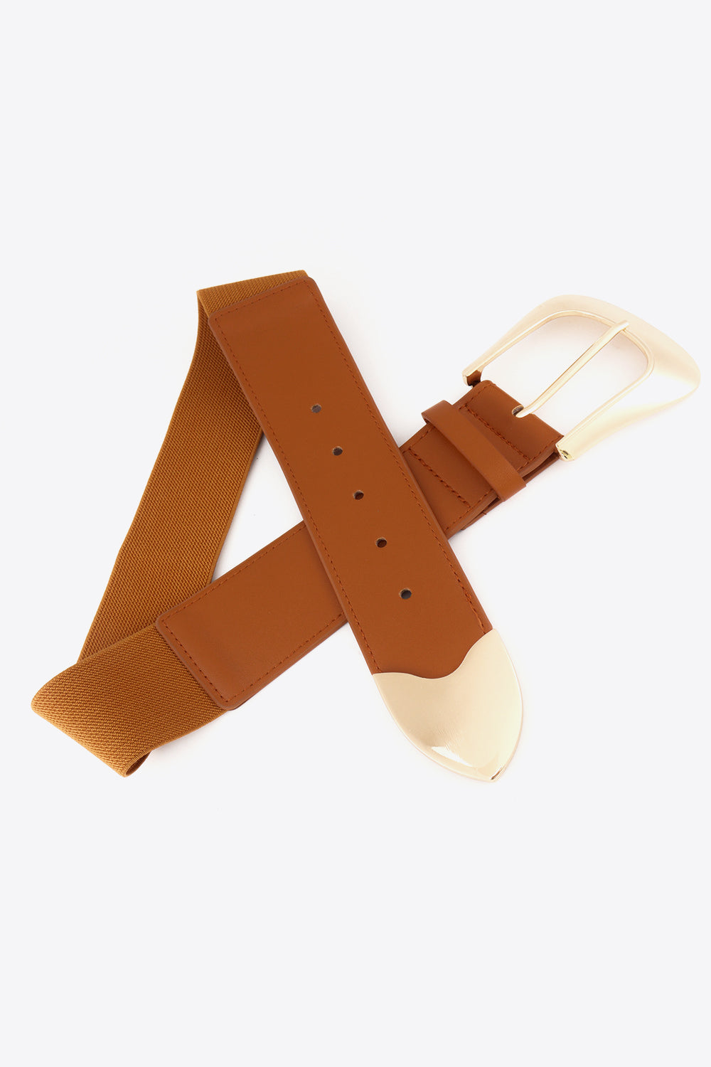 Elastic Wide PU Belt-Teresa&#39;s Fashionista LLC