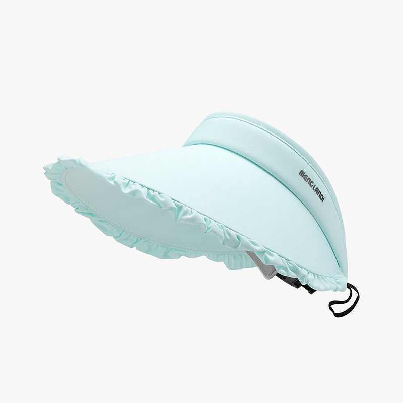 Frill Adjustable Ice Silk Sun Hat-Teresa&#39;s Fashionista LLC