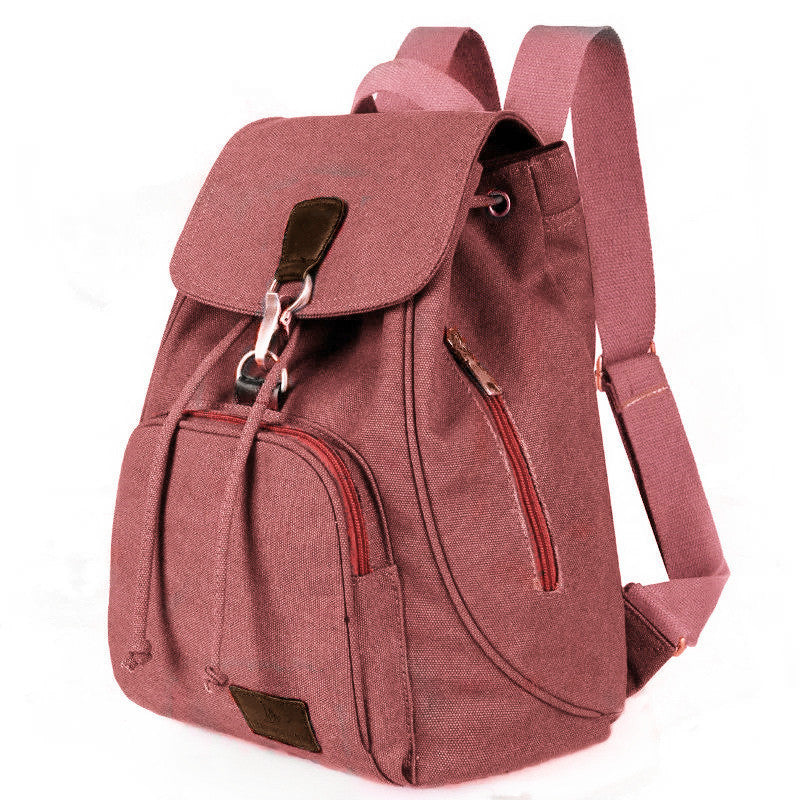 Women's Canvas Backpack Vintage Students School Bags-Teresa&#39;s Fashionista LLC