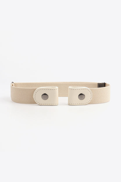 PU Elastic Snap Closure Belt-Teresa&#39;s Fashionista LLC