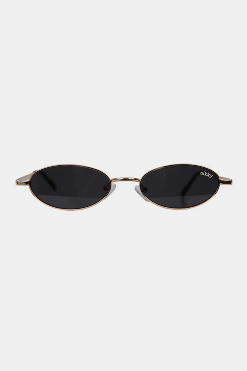 Nicole Lee USA Metal Frame Finley Oval Sunglasses-Teresa&#39;s Fashionista LLC