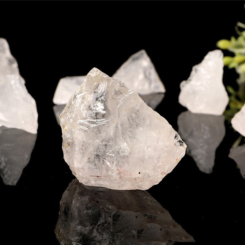 Natural Smoke White Crystal Rough Stone Aromatherapy Stone-Teresa&#39;s Fashionista LLC