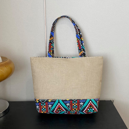 Geometric Medium Tote Bag-Teresa&#39;s Fashionista LLC