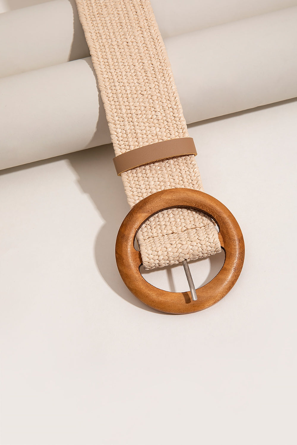 Polypropylene Woven Round Buckle Belt-Teresa&#39;s Fashionista LLC