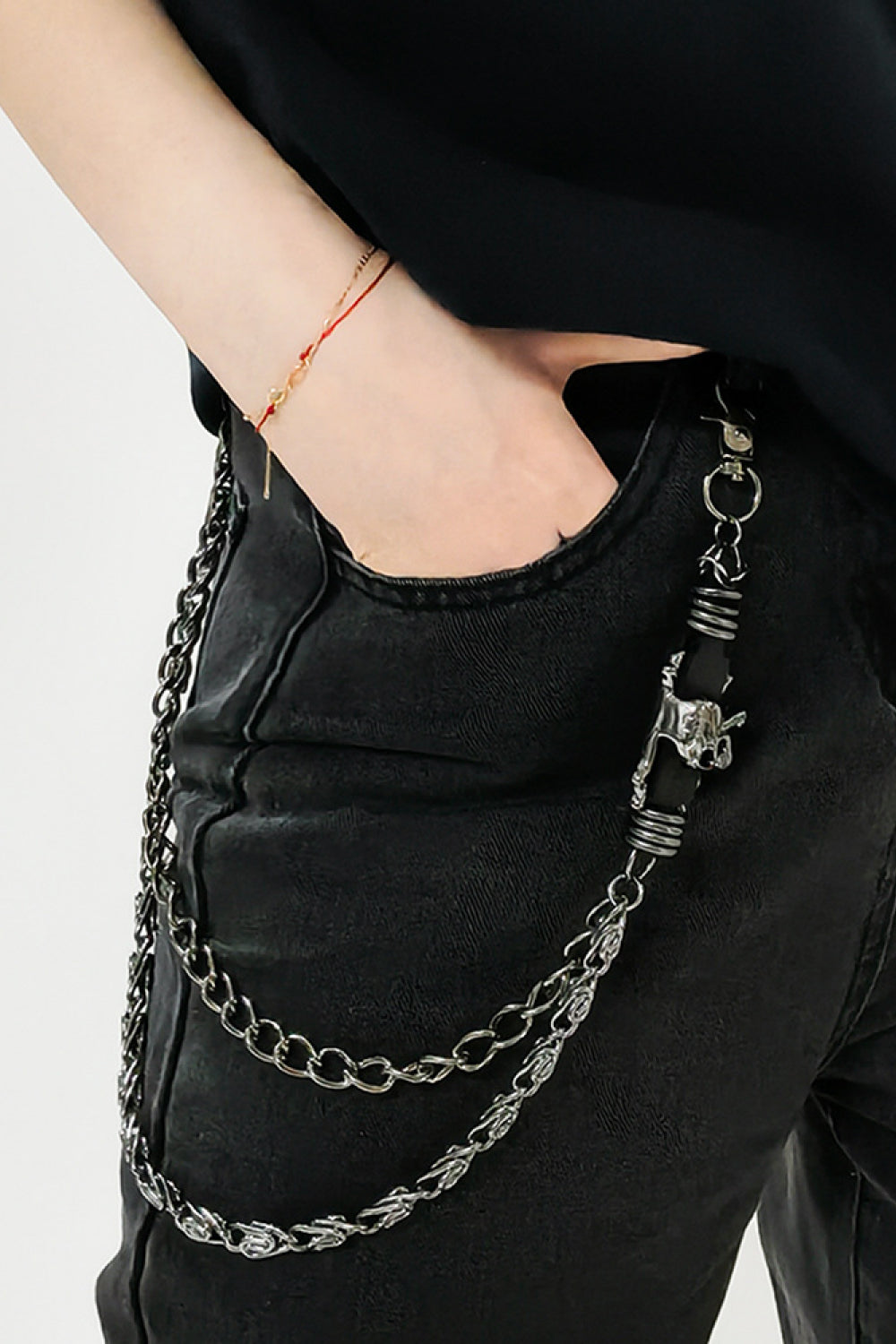 Double Layer Alloy Chain Belt-Teresa&#39;s Fashionista LLC