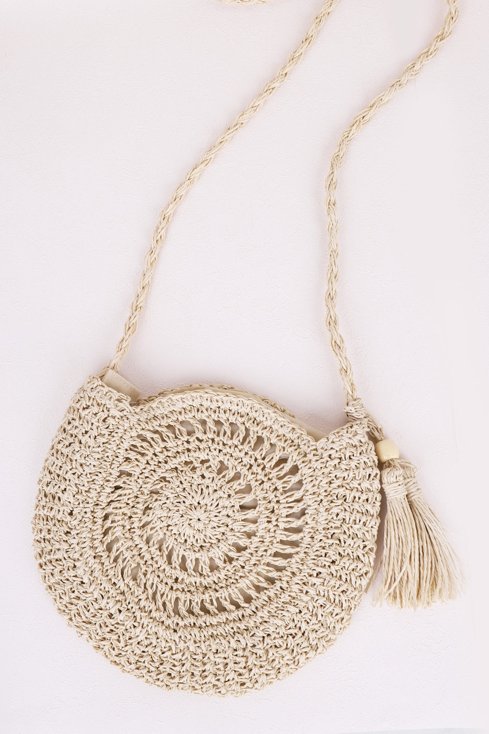 Tassel Straw Braided Strap Shoulder Bag-Teresa&#39;s Fashionista LLC