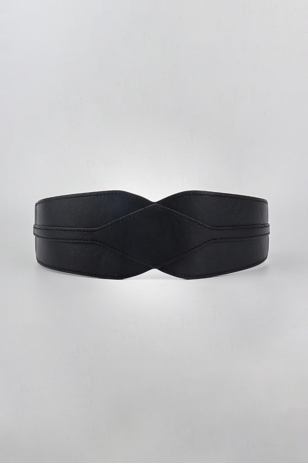 Elastic Wide PU Belt-Teresa&#39;s Fashionista LLC