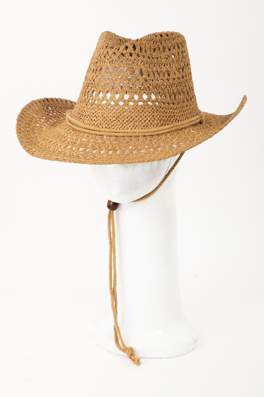 Fame Rope Strap Straw Braided Hat-Teresa&#39;s Fashionista LLC