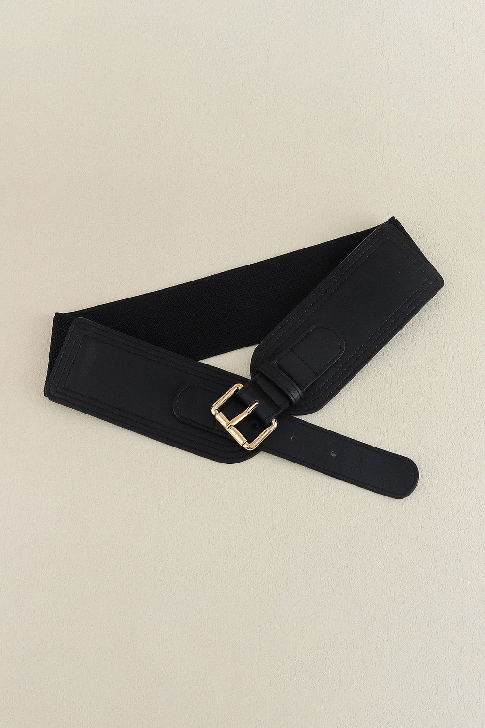 Elastic Wide PU Belt-Teresa&#39;s Fashionista LLC