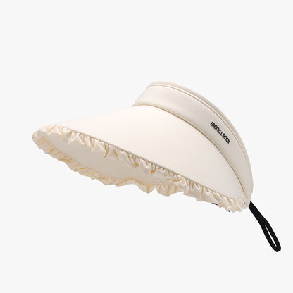 Frill Adjustable Ice Silk Sun Hat-Teresa&#39;s Fashionista LLC