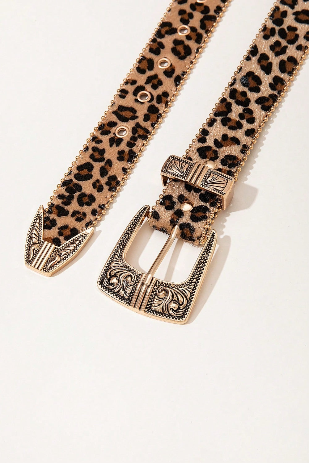 Leopard PU Leather Belt-Teresa&#39;s Fashionista LLC