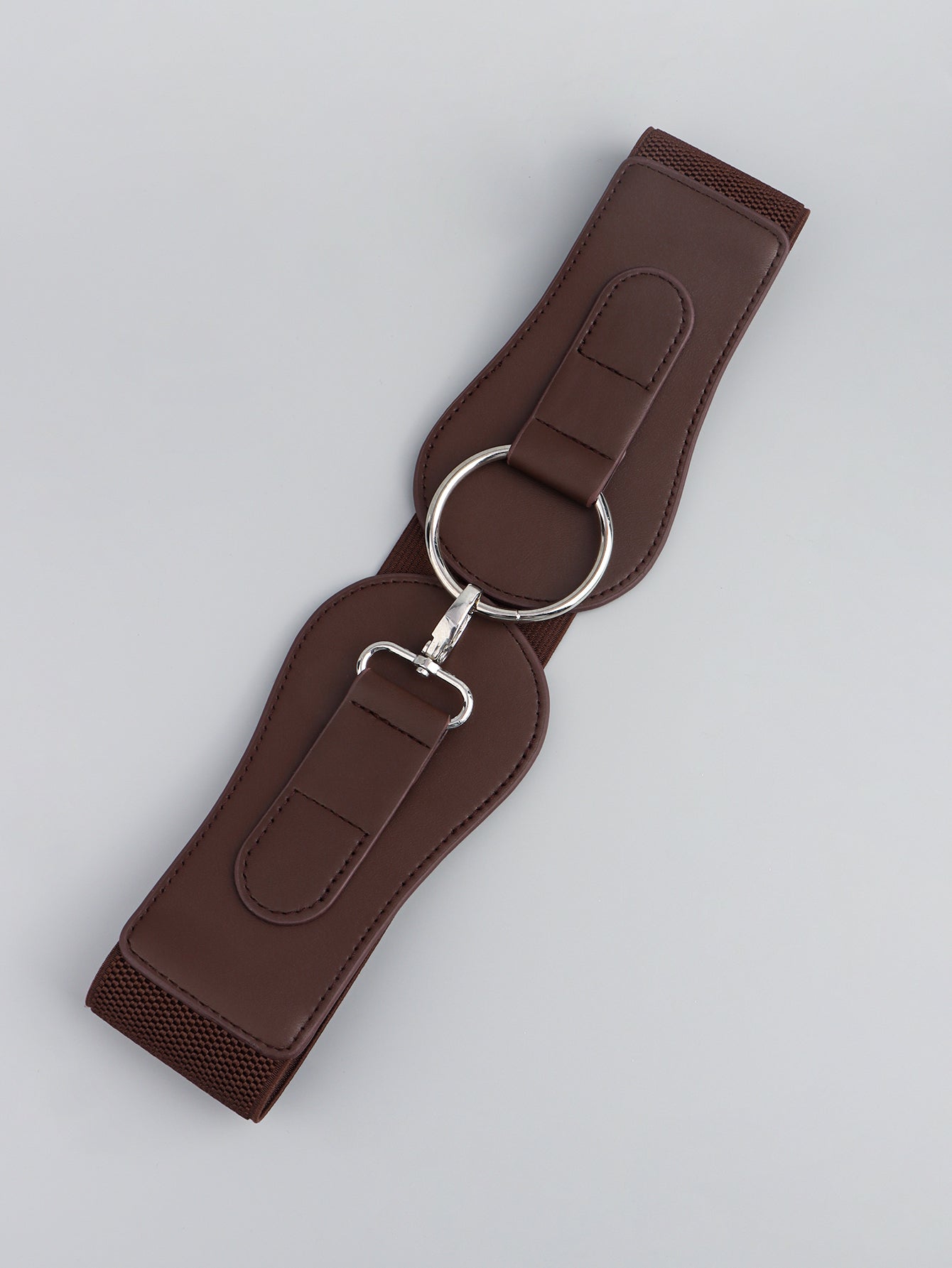 PU Elastic Wide Belt-Teresa&#39;s Fashionista LLC