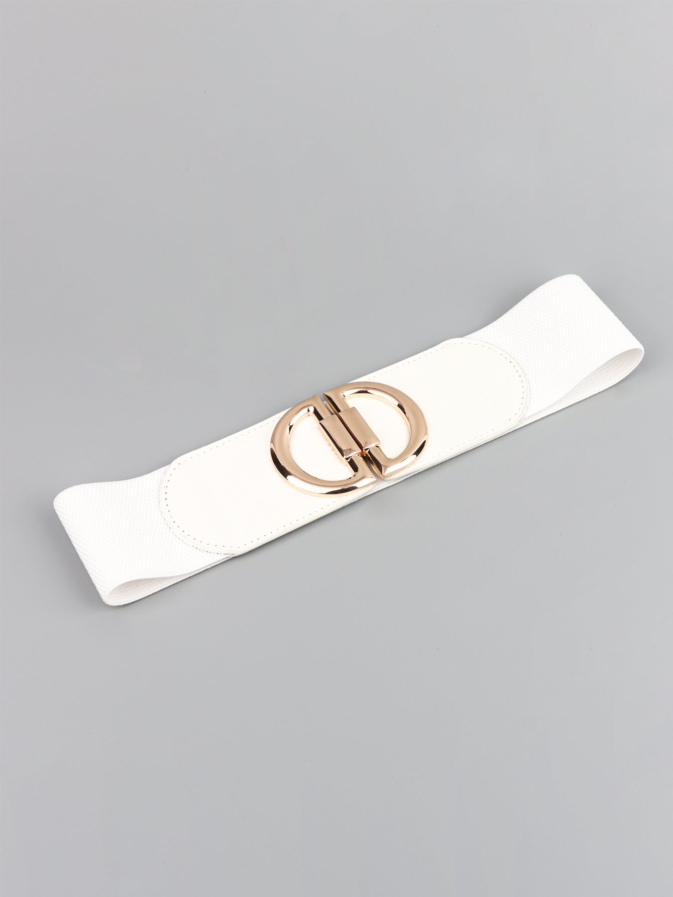 D Buckle Elastic Belt-Teresa&#39;s Fashionista LLC