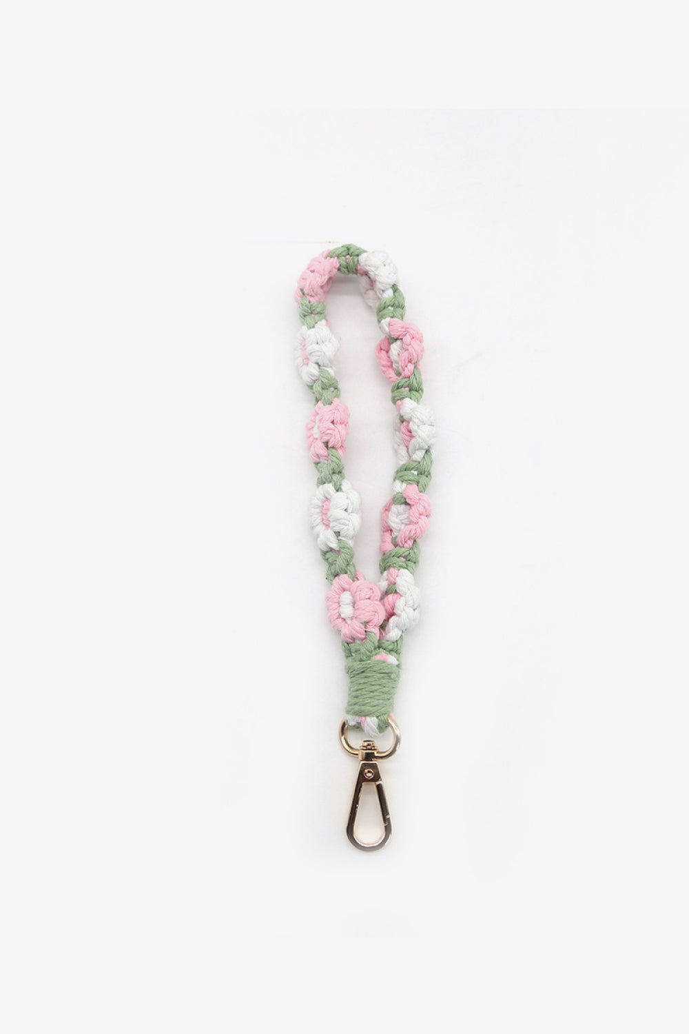 Assorted 4-Piece Macrame Flower Keychain-Teresa&#39;s Fashionista LLC