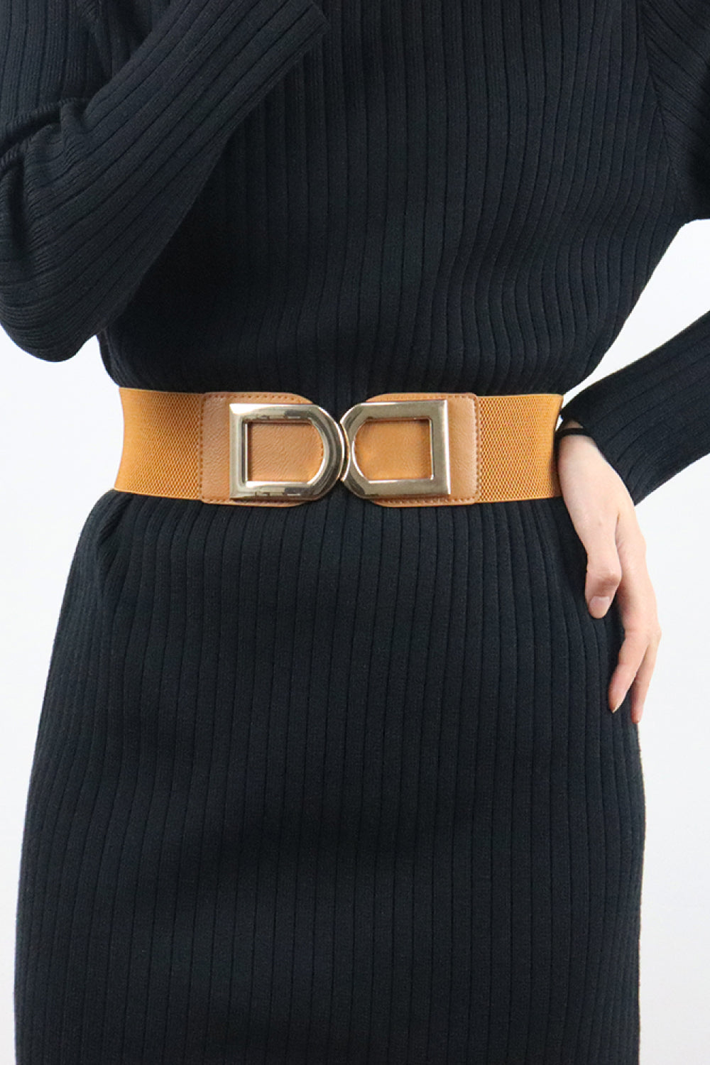 Double D Buckle PU Belt-Teresa&#39;s Fashionista LLC