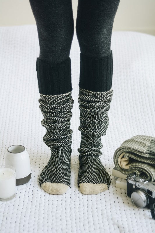 Knitted Lounge Socks-Teresa&#39;s Fashionista LLC