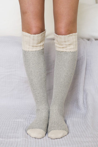 Knitted Lounge Socks-Teresa&#39;s Fashionista LLC