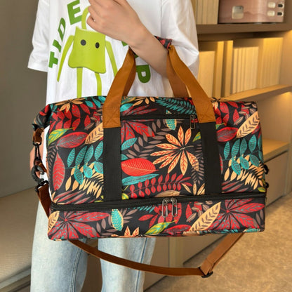 Canvas Printed Travel Bag-Teresa&#39;s Fashionista LLC