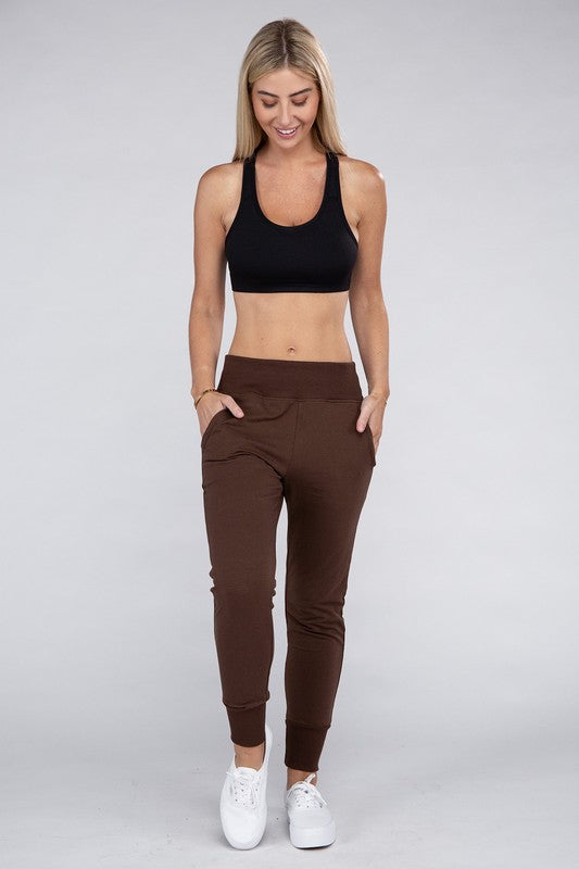 Comfy Stretch Lounge Sweat Pants-Teresa&#39;s Fashionista LLC