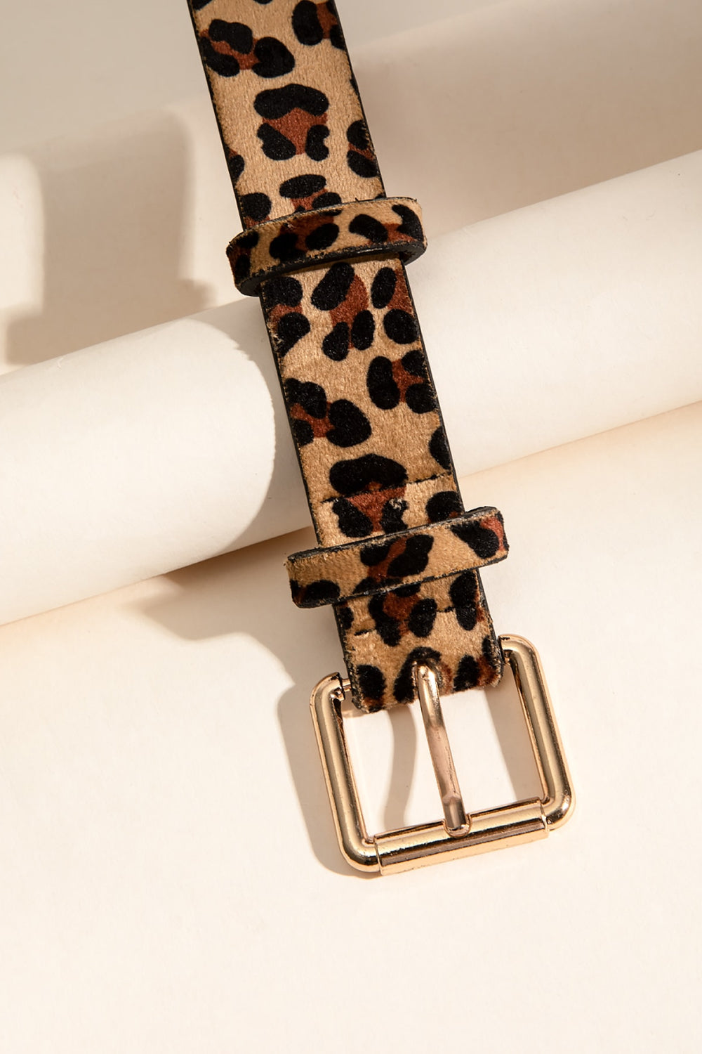 Leopard PU Leather Belt-Teresa&#39;s Fashionista LLC