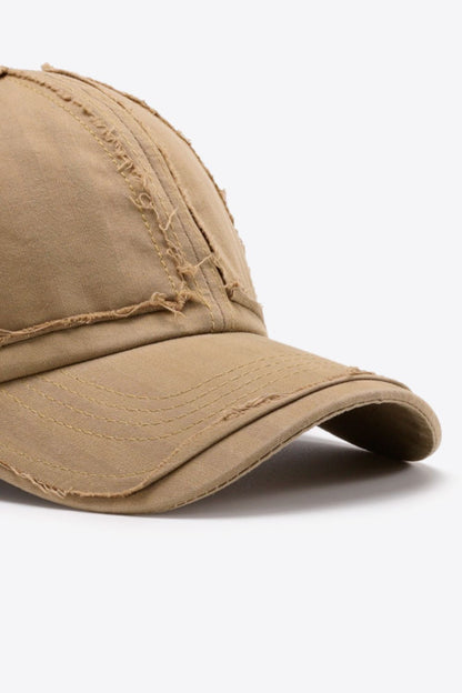 Distressed Adjustable Baseball Cap-Teresa&#39;s Fashionista LLC