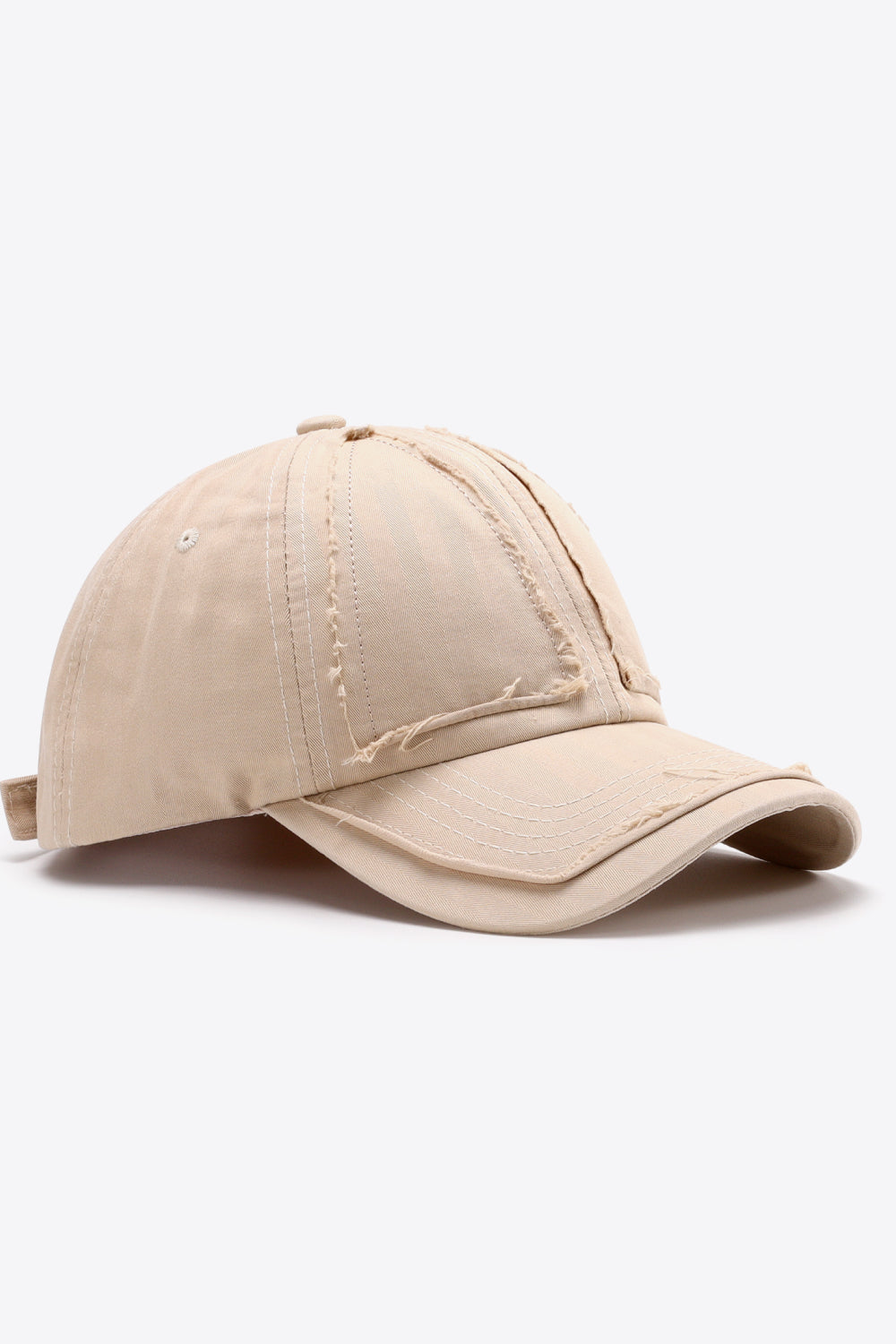 Distressed Adjustable Baseball Cap-Teresa&#39;s Fashionista LLC