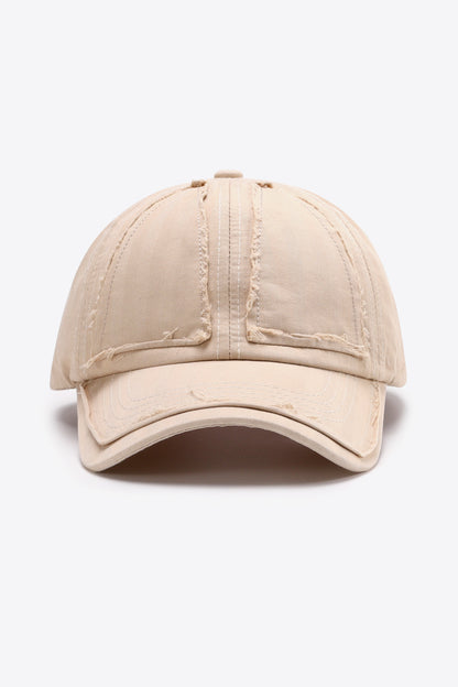 Distressed Adjustable Baseball Cap-Teresa&#39;s Fashionista LLC