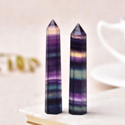 Natural Crystal Six-sided Single-pointed Column-Teresa&#39;s Fashionista LLC