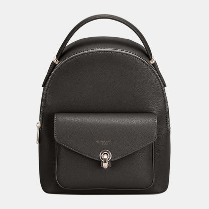 David Jones PU Leather Backpack Bag-Teresa&#39;s Fashionista LLC