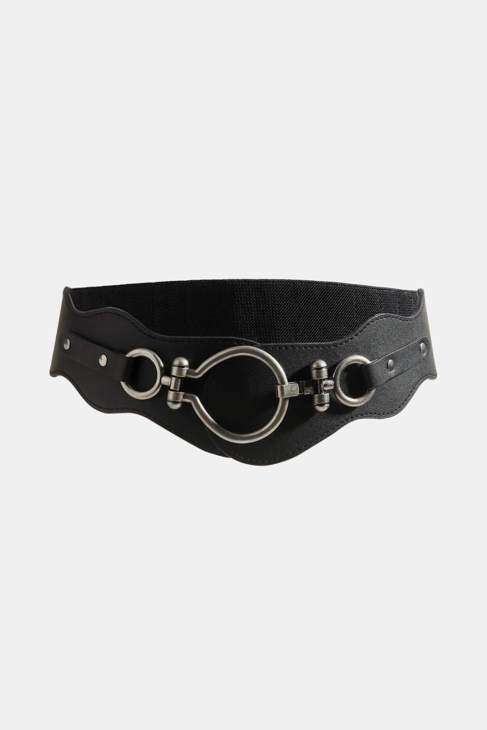 PU Leather Zinc Alloy Buckle Belt-Teresa&#39;s Fashionista LLC