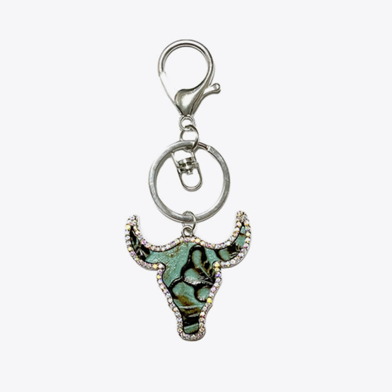 Bull Shape Key Chain-Teresa&#39;s Fashionista LLC