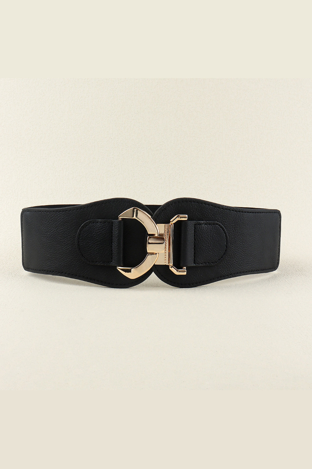 Alloy Buckle Elastic Belt-Teresa&#39;s Fashionista LLC