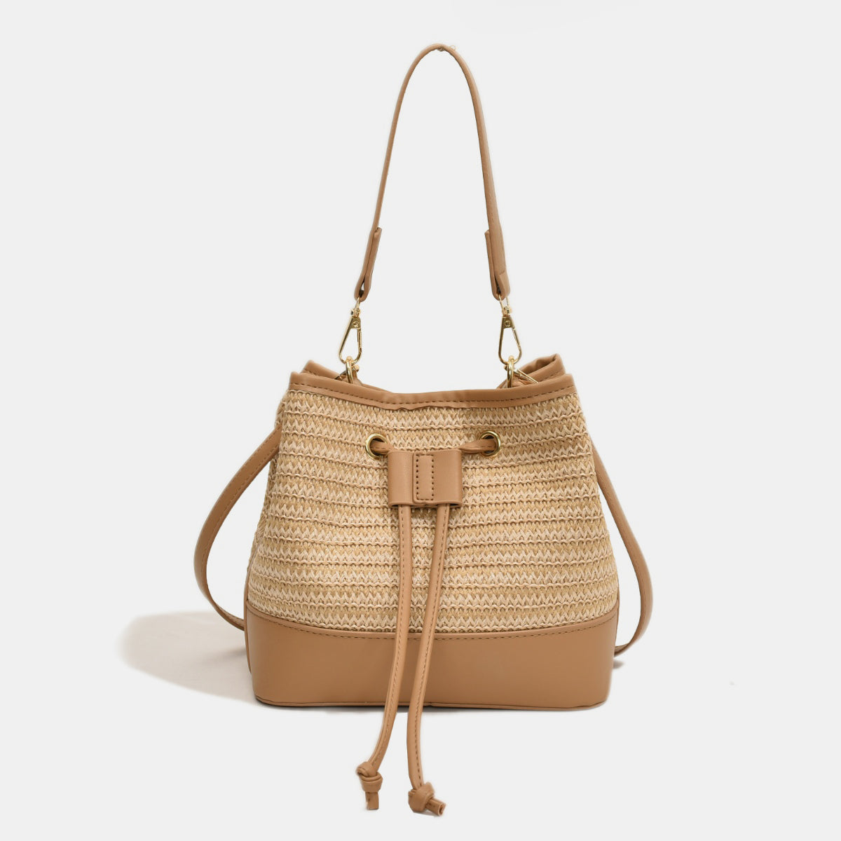 Straw Braided Shoulder Bag-Teresa&#39;s Fashionista LLC