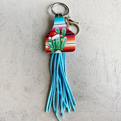 Chimney Shape Fringe Detail Key Chain-Teresa&#39;s Fashionista LLC