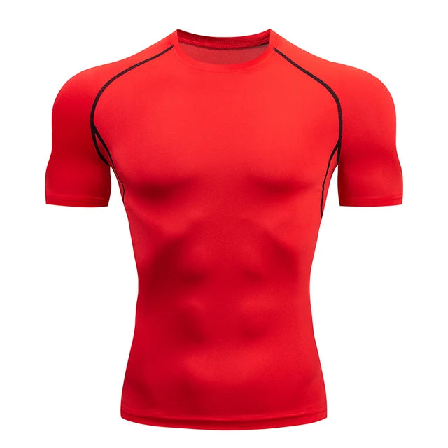 Compression Running Shirt for Men-Teresa&#39;s Fashionista LLC