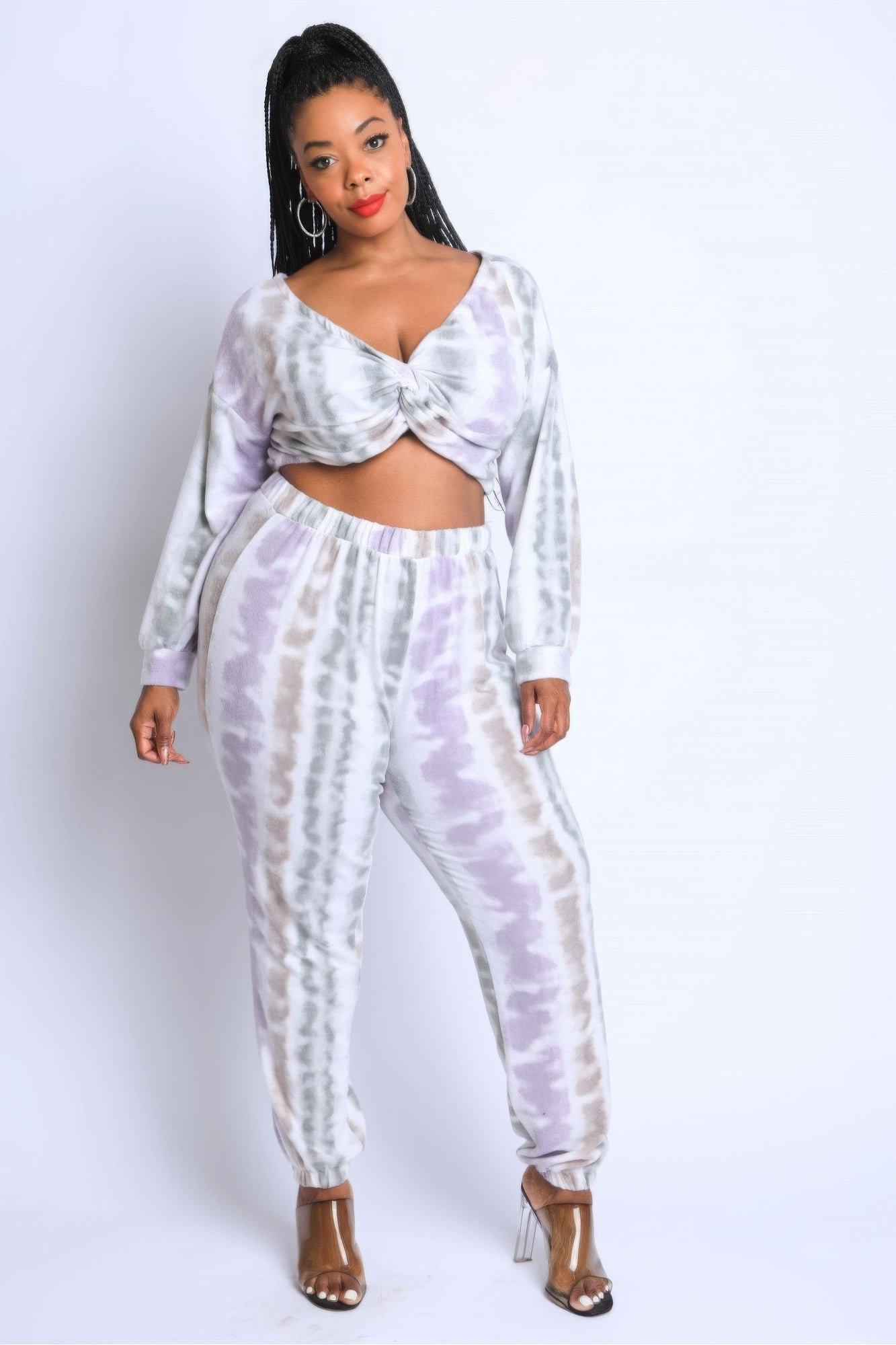 Tie Die Off Shoulder Set-Teresa&#39;s Fashionista LLC