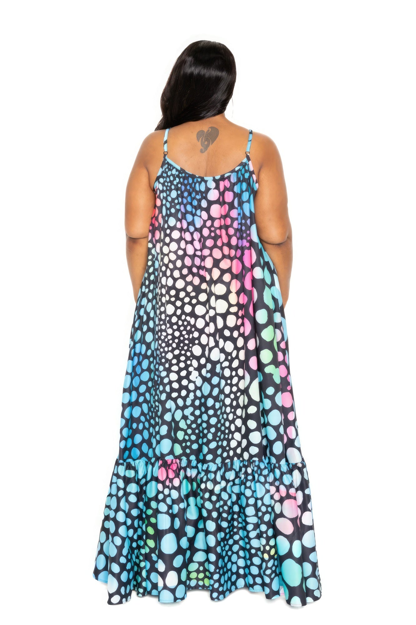 Printed Voluminous Maxi Dress-Teresa&#39;s Fashionista LLC