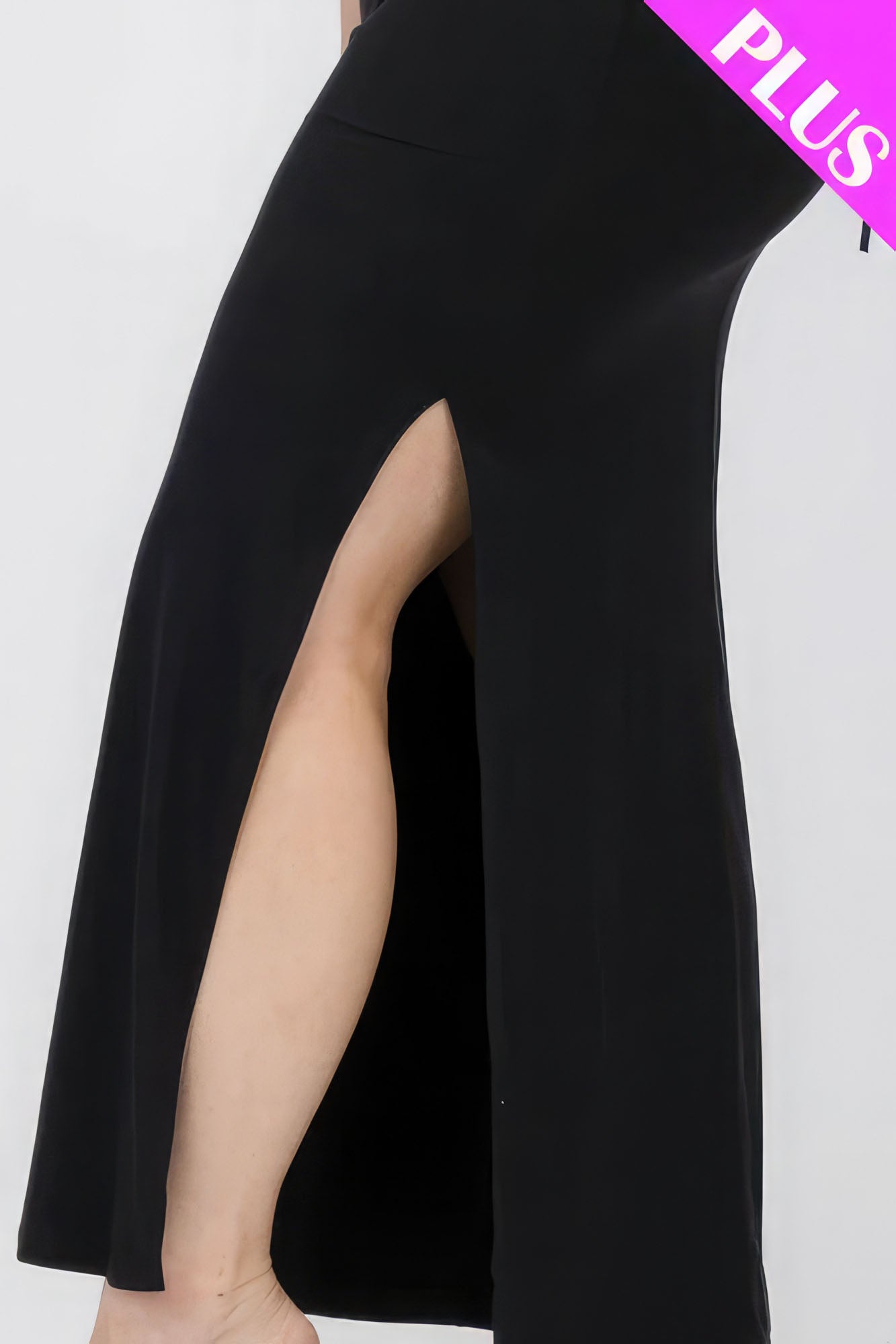 Plus Size Crisscross Back Split Thigh Maxi Dress-Teresa&#39;s Fashionista LLC