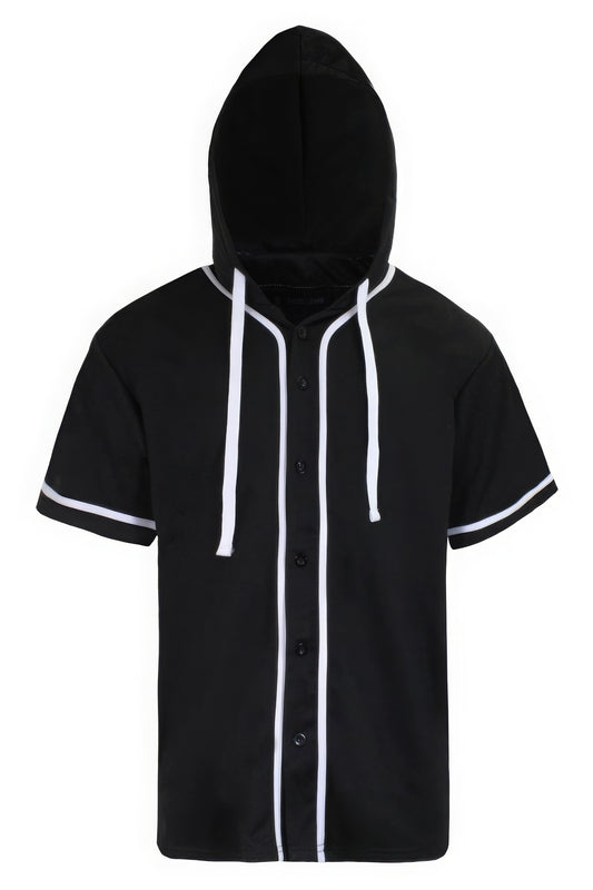 Hooded Baseball Jersey - Teresa's Fashionista LLC